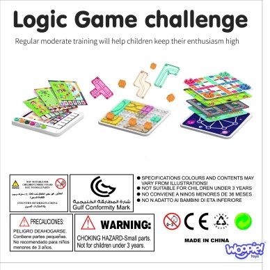 WOOPIE 10-in-1 loginių stalo žaidimų rinkinys 11