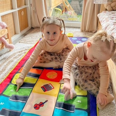 WOOPIE Interaktyvus muzikinis šokių kilimėlis XXL 1 WOOPIE Interaktyvus muzikinis šokių kilimėlis XXL 1