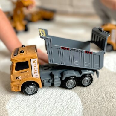 WOOPIE Didelis statybinių transporto priemonių rinkinys 6 viename 6 WOOPIE Didelis statybinių transporto priemonių rinkinys 6 viename 6