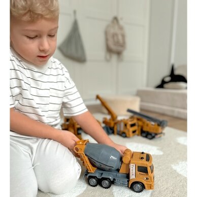 WOOPIE Didelis statybinių transporto priemonių rinkinys 6 viename 11