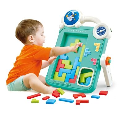 WOOPIE Dvipusė piešimo lenta Tetris žaidimas 2 in 1 oranžinė 5 WOOPIE Dvipusė piešimo lenta Tetris žaidimas 2 in 1 oranžinė 5