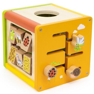 VIGA medinis edukacinis kubas 5-in-1 2