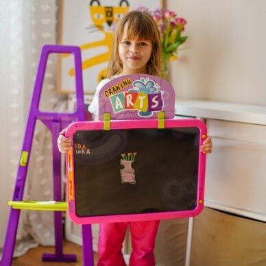 WOOPIE 3-in-1 magnetinė sauso valymo lenta su šviesos piešimu 1