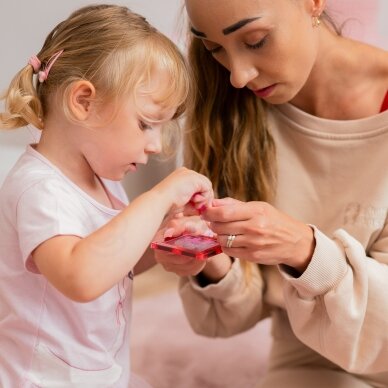 WOOPIE magnetinių kaladėlių princesės pilies rinkinys 50 vnt. 1 WOOPIE magnetinių kaladėlių princesės pilies rinkinys 50 vnt. 1