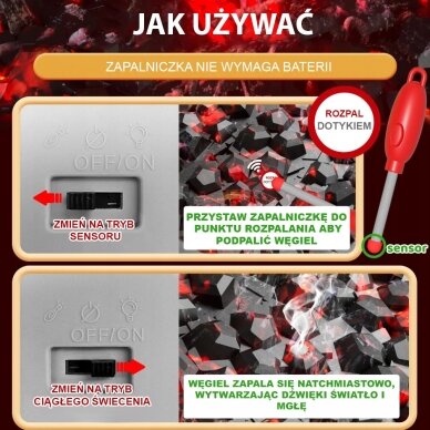 WOOPIE Grilis Barbekiu Sodo Virtuvė Interaktyvus Rinkinys su LED XL 41 vnt. 7