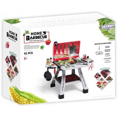 WOOPIE Grilis Barbekiu Sodo Virtuvė Interaktyvus Rinkinys su LED XL 41 vnt. 11 WOOPIE Grilis Barbekiu Sodo Virtuvė Interaktyvus Rinkinys su LED XL 41 vnt. 11