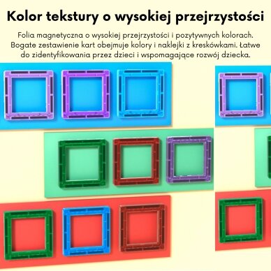 WOOPIE magnetinės kosminės kaladėlės raidžių mokymuisi 70 dalių 6