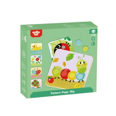 TOOKY TOY dėlionės kaladėlės vaikams gyvūnų derinimas mokymasis formų spalvų + lentelės 8