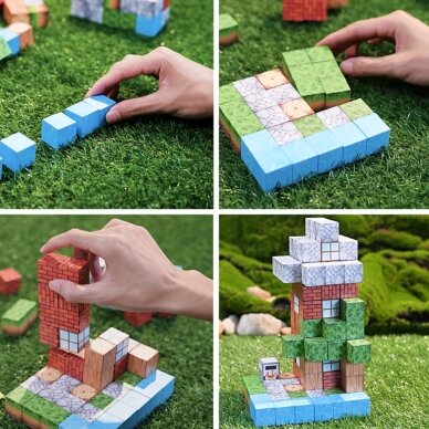 WOOPIE magnetinės konstrukcinės kaladėlės World of Blocks 108 vnt. 10 WOOPIE magnetinės konstrukcinės kaladėlės World of Blocks 108 vnt. 10