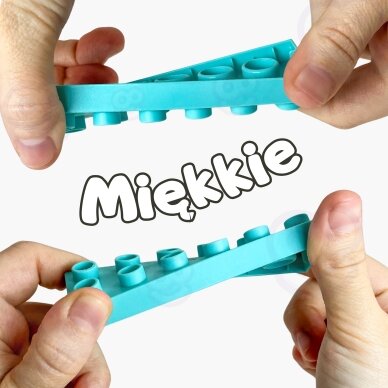 WOOPIE minkštų kaladėlių rinkinys 99 dalys dėžėje 6 WOOPIE minkštų kaladėlių rinkinys 99 dalys dėžėje 6