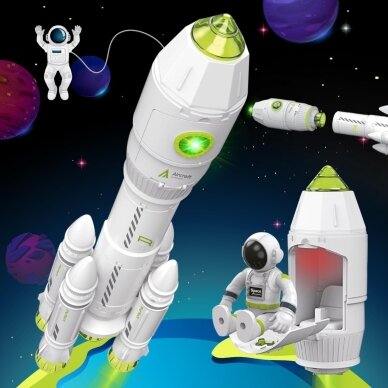 WOOPIE Interaktyvus kosminės raketos kosmoso rinkinys 5 WOOPIE Interaktyvus kosminės raketos kosmoso rinkinys 5