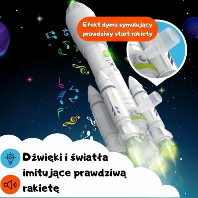 WOOPIE Interaktyvus kosminės raketos kosmoso rinkinys 7 WOOPIE Interaktyvus kosminės raketos kosmoso rinkinys 7