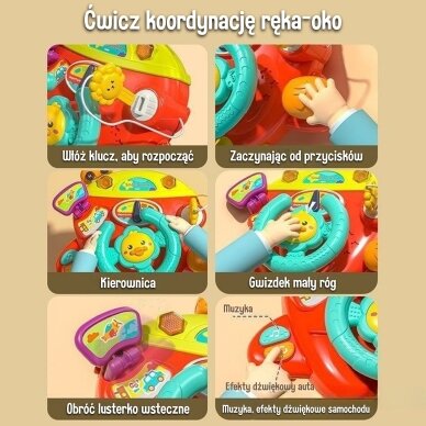 WOOPIE BABY interaktyvus lėktuvo formos vairas-lėktuvėlis lovytei ir vežimėliui su efektais 18m+ 4 WOOPIE BABY interaktyvus lėktuvo formos vairas-lėktuvėlis lovytei ir vežimėliui su efektais 18m+ 4