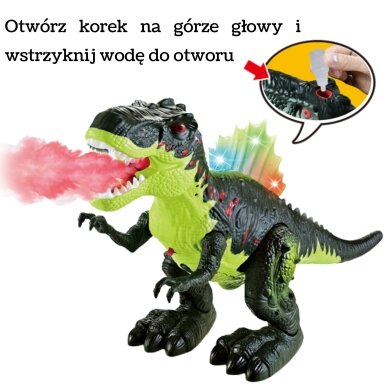 WOOPIE Vaikštantis tiranozauro reksas dinozauras su šviesos ir garso efektais 3