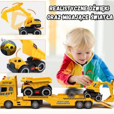 WOOPIE statybinis transporto vilkikas 8 WOOPIE statybinis transporto vilkikas 8