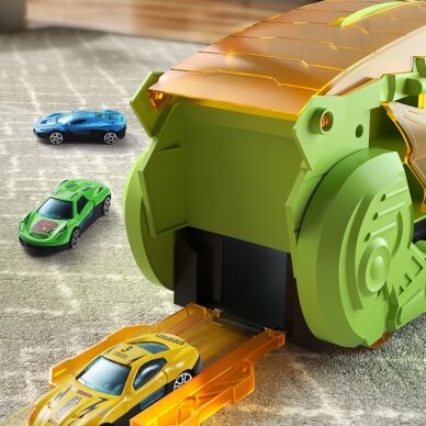 WOOPIE Dinozauras rijikas trasos transporto priemonių rinkinys 13 vnt. 9
