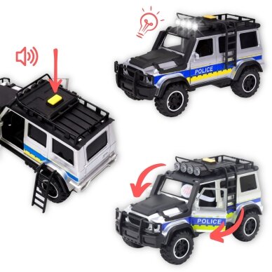 WOOPIE policijos visureigis su arklio priekabos rinkiniu 5 WOOPIE policijos visureigis su arklio priekabos rinkiniu 5