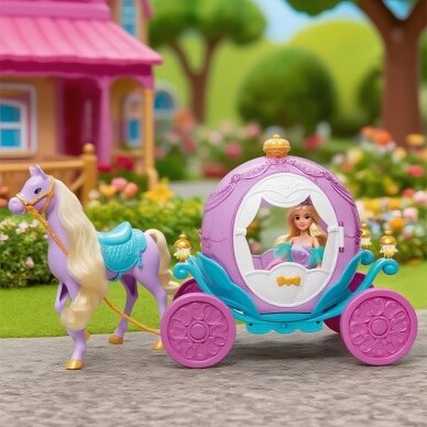 WOOPIE ROYAL princesės Lily lėlė ir stebuklingos karietos aksesuarai 4 WOOPIE ROYAL princesės Lily lėlė ir stebuklingos karietos aksesuarai 4