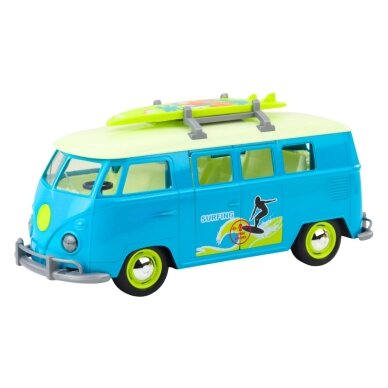 WOOPIE klasikinis „Surf Bus“ automobilis su šviesomis ir garsu, modelis 1:14 6 WOOPIE klasikinis „Surf Bus“ automobilis su šviesomis ir garsu, modelis 1:14 6
