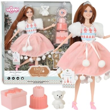 WOOPIE ROYAL Emi gimtadienio princesės lėlė su meškiuku
