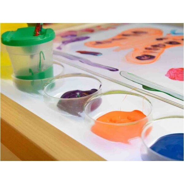 MASTERKIDZ Montessori kvadratinis tapybos padėklas 1 MASTERKIDZ Montessori kvadratinis tapybos padėklas 1