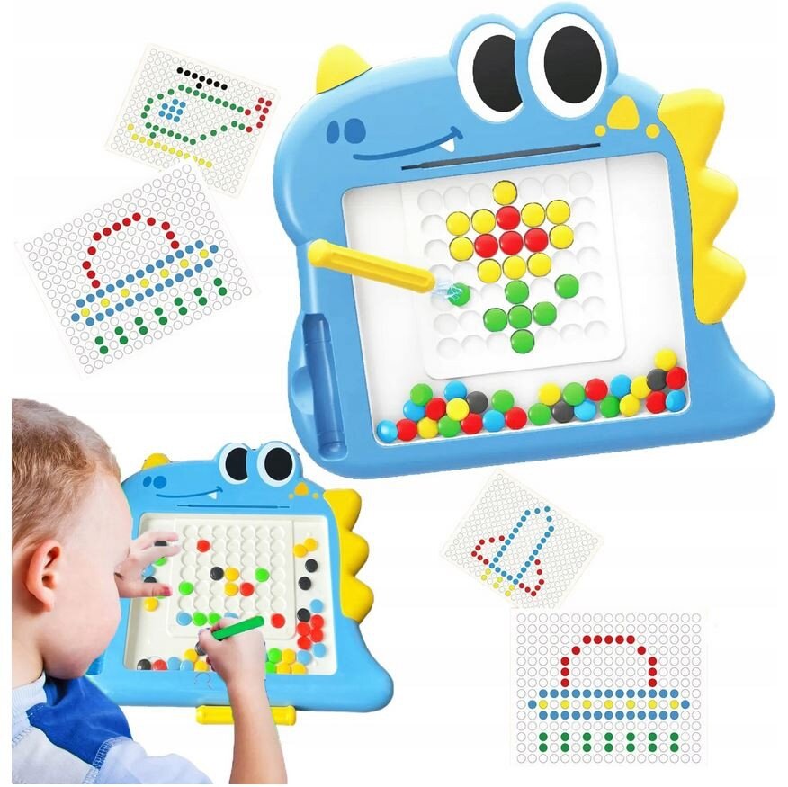 WOOPIE magnetinė lenta vaikams Montessori MagPad Dinozauras 1 WOOPIE magnetinė lenta vaikams Montessori MagPad Dinozauras 1