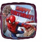 Folinis balionas "Spider Man-Happy birthday"