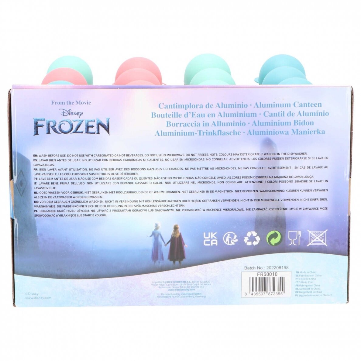 Gertuvė iš aliuminio Frozen – 500 ml 2 Gertuvė iš aliuminio Frozen – 500 ml 2
