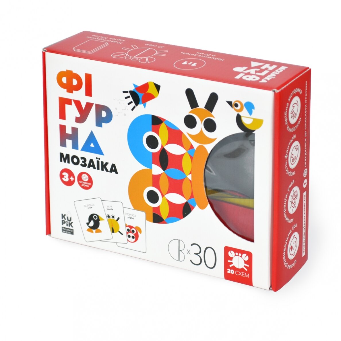 Igroteco Figūrų mozaika, 30 det. Igroteco Figūrų mozaika, 30 det.