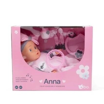 Interaktyvi lėlytė-naujagimis Anna 42 cm 1