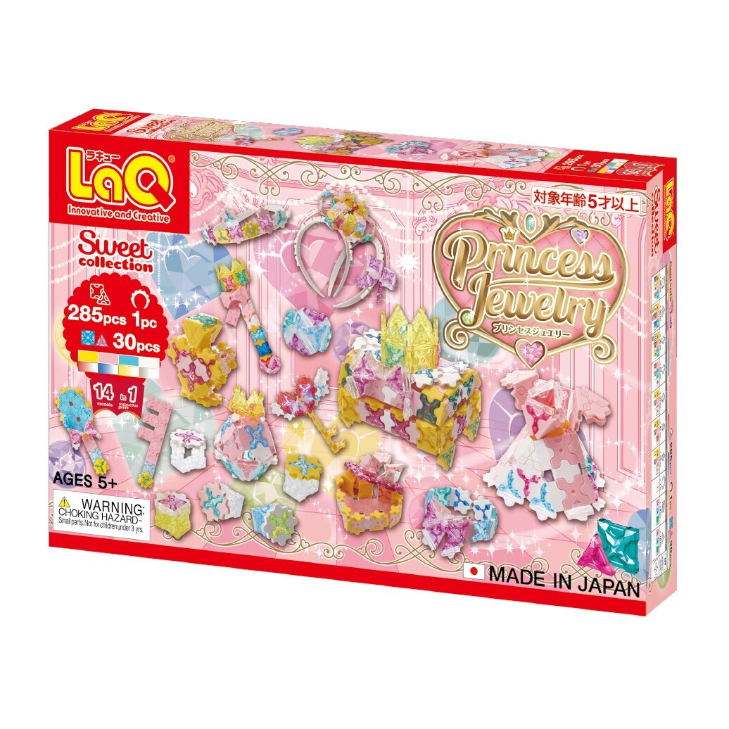 Japoniškas konstruktorius LaQ "Sweet Collection Princess Jewlery" Japoniškas konstruktorius LaQ "Sweet Collection Princess Jewlery"