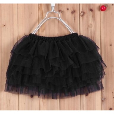 Juodas tutu sijonas