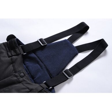 Juodos Valianly kombinezoninės kelnės 110-140 cm. 9253_black 2 Juodos Valianly kombinezoninės kelnės 110-140 cm. 9253_black 2