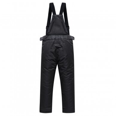 Juodos Valianly kombinezoninės kelnės 110-140 cm. 9253_black 1
