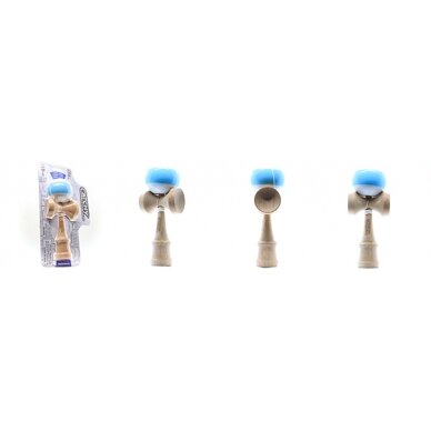 Kendama žaislas, medinis/mėlynas 2 Kendama žaislas, medinis/mėlynas 2