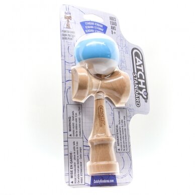 Kendama žaislas, medinis/mėlynas 3