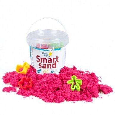 Kinetinio smėlio rinkinys "Smart Sand", 5 spalvos, 750 g 6