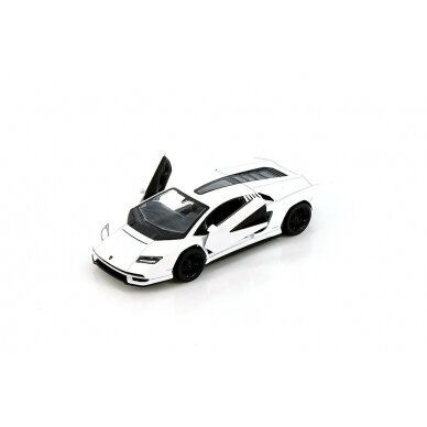 KiNSMART automobilis, Lamborghini Countach LPI 800-4, baltas 1 KiNSMART automobilis, Lamborghini Countach LPI 800-4, baltas 1