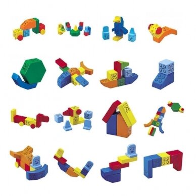 Klasikinis magnetinis konstruktorius „People Blocks” 1