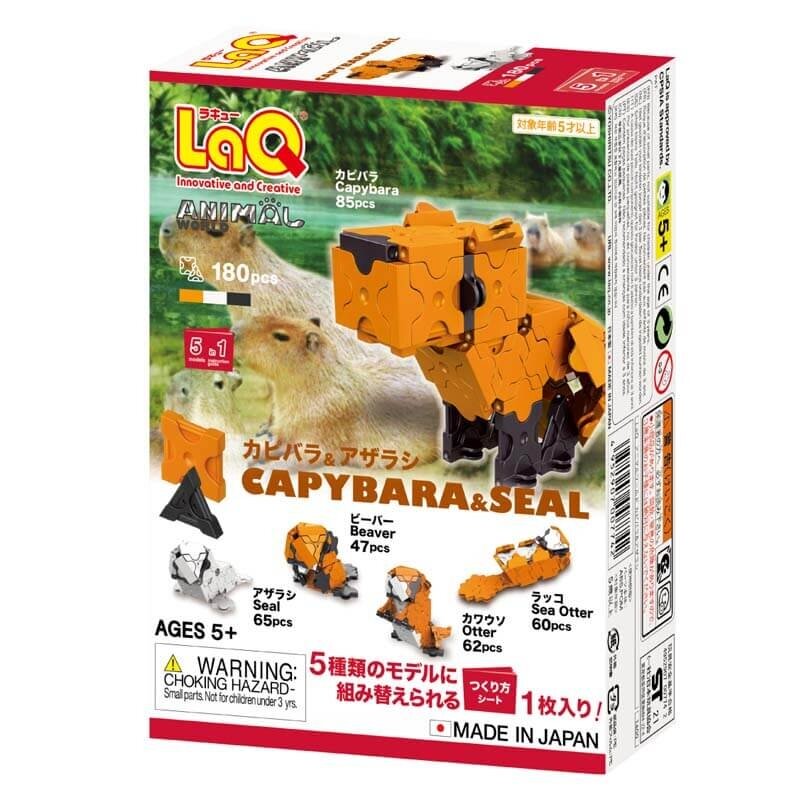 Konstruktorius LaQ „Animal World Capybara & Seal” Konstruktorius LaQ „Animal World Capybara & Seal”