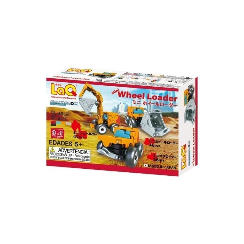 Konstruktorius LaQ „Hamacron Constructor Mini Wheel Loader” 1
