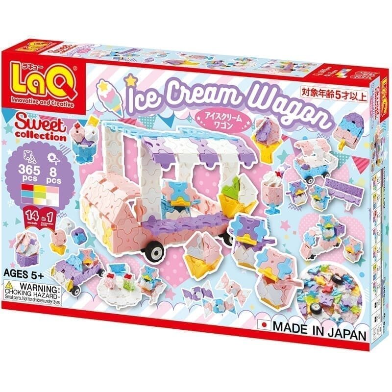 Konstruktorius LaQ „Sweet Collection Ice Cream Wagon” Konstruktorius LaQ „Sweet Collection Ice Cream Wagon”