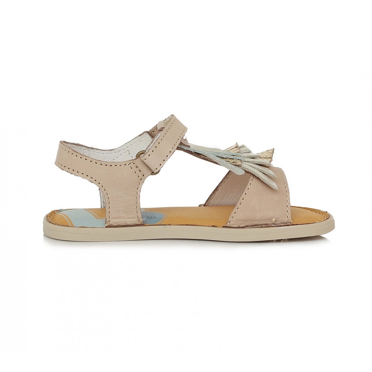Kreminės barefoot basutės 26-31 d. G076-323M 2