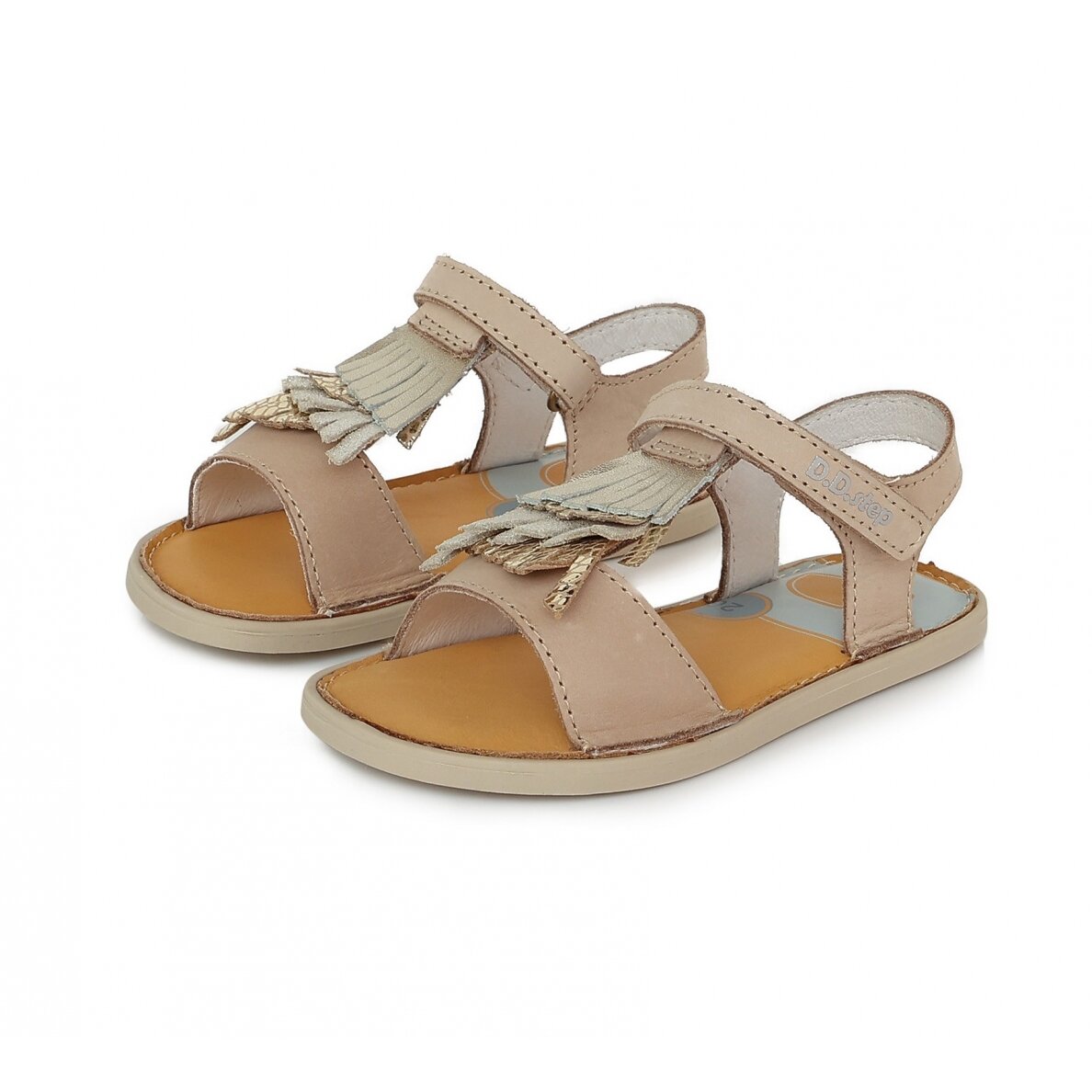 Kreminės barefoot basutės 26-31 d. G076-323M 5