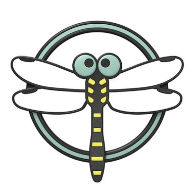 Kramtukas kūdikiams EDISONmama „Kamikami Baby Dragonfly“, nuo 3 mėn., KJ420377