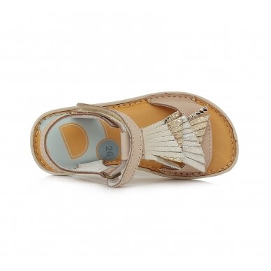 Kreminės barefoot basutės 26-31 d. G076-323M 3 Kreminės barefoot basutės 26-31 d. G076-323M 3