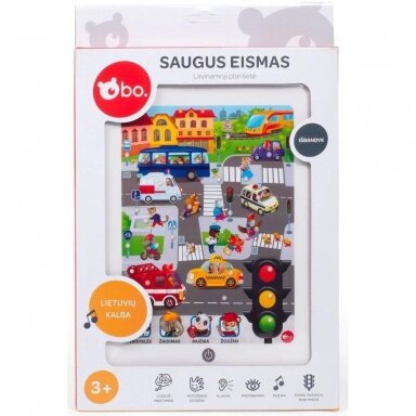 Lavinamoji planšetė „Saugus eismas“, LT