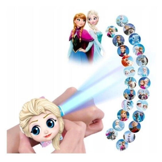 Laikrodis su projektoriumi Princesė Elza 1
