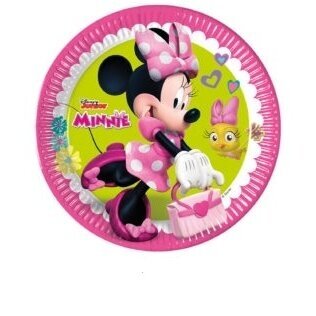 Lėkštutės "Minnie Mouse" (8 vnt./23 cm)