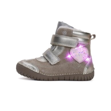 LED Batai su dirbtinio kailio pamušalu 25-30 d. W050-42707DM 1